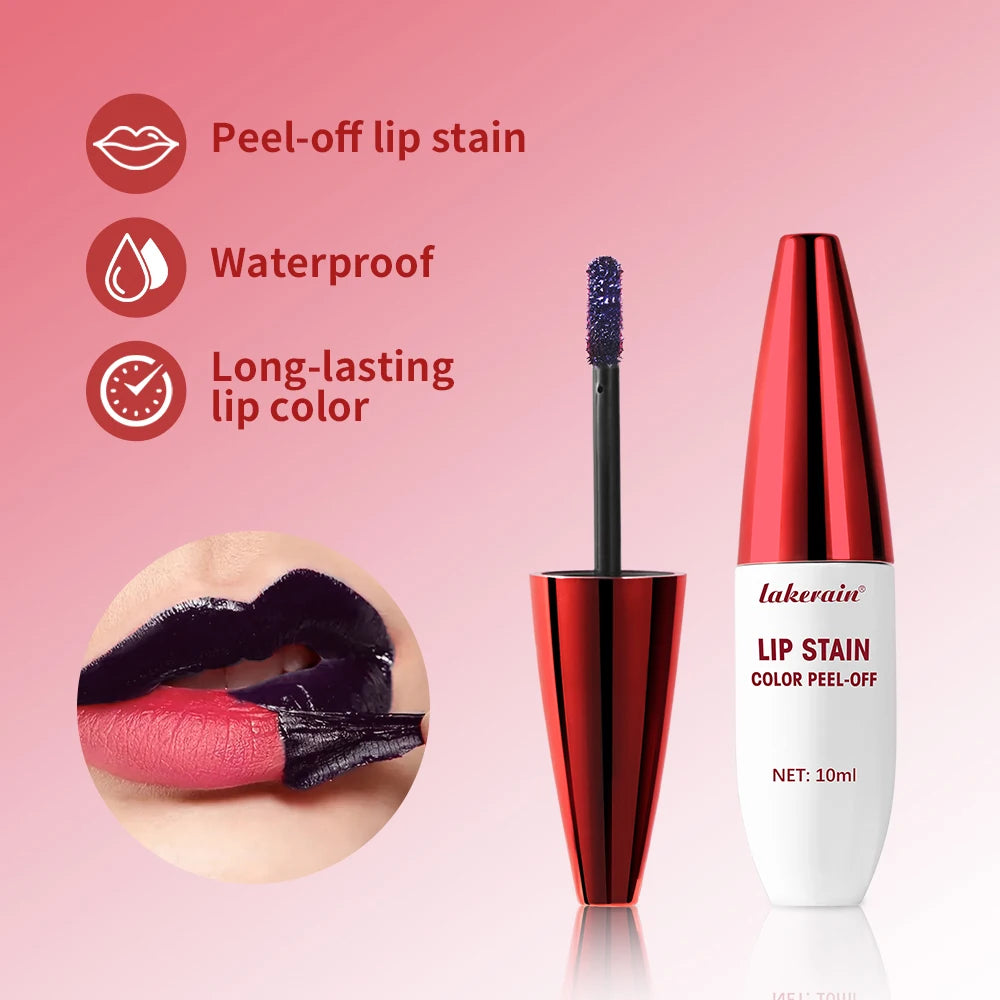 Waterproof Peel-Off Lip Stain Matte Tint
