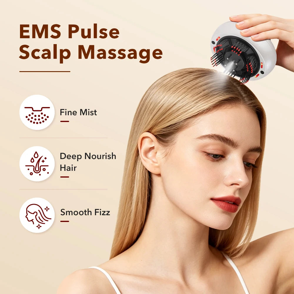 Electric Scalp Massager and Essential Oil Applicator Comb - 10