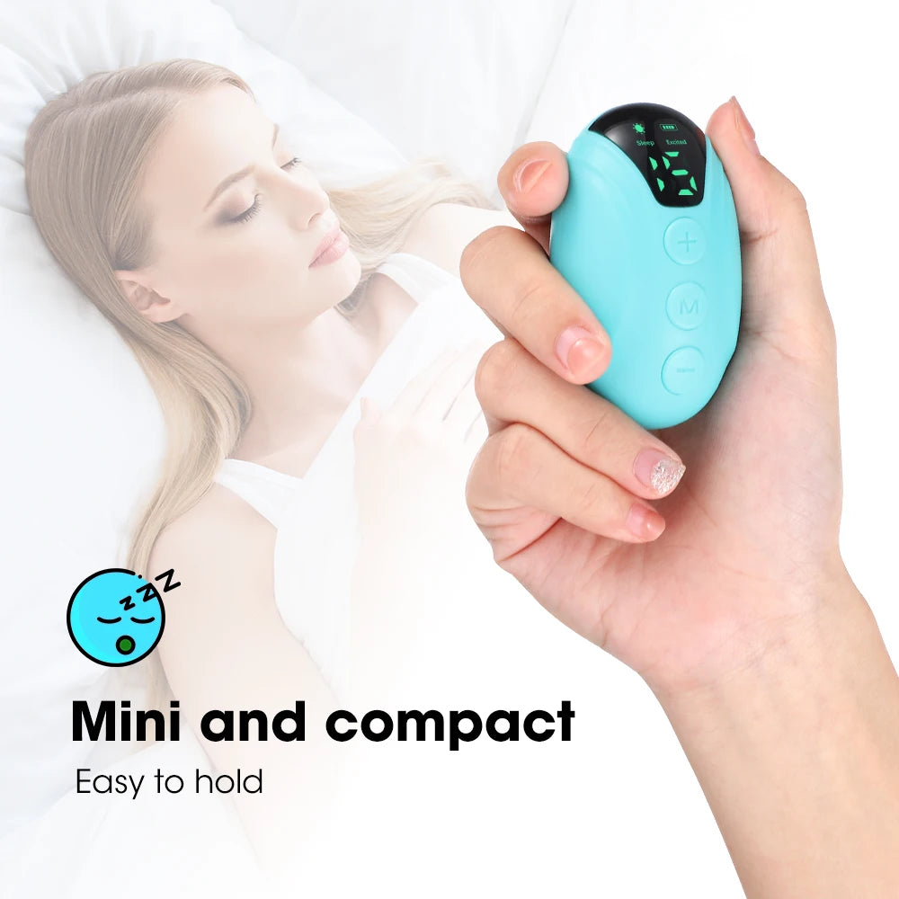 Handheld Micro-Current Sleep Aid Device for Anxiety and Stress