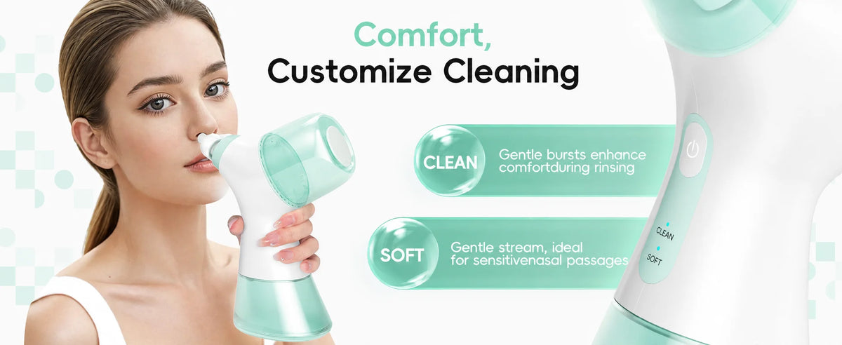 Electric Nasal Irrigator for Sinus Congestion Relief