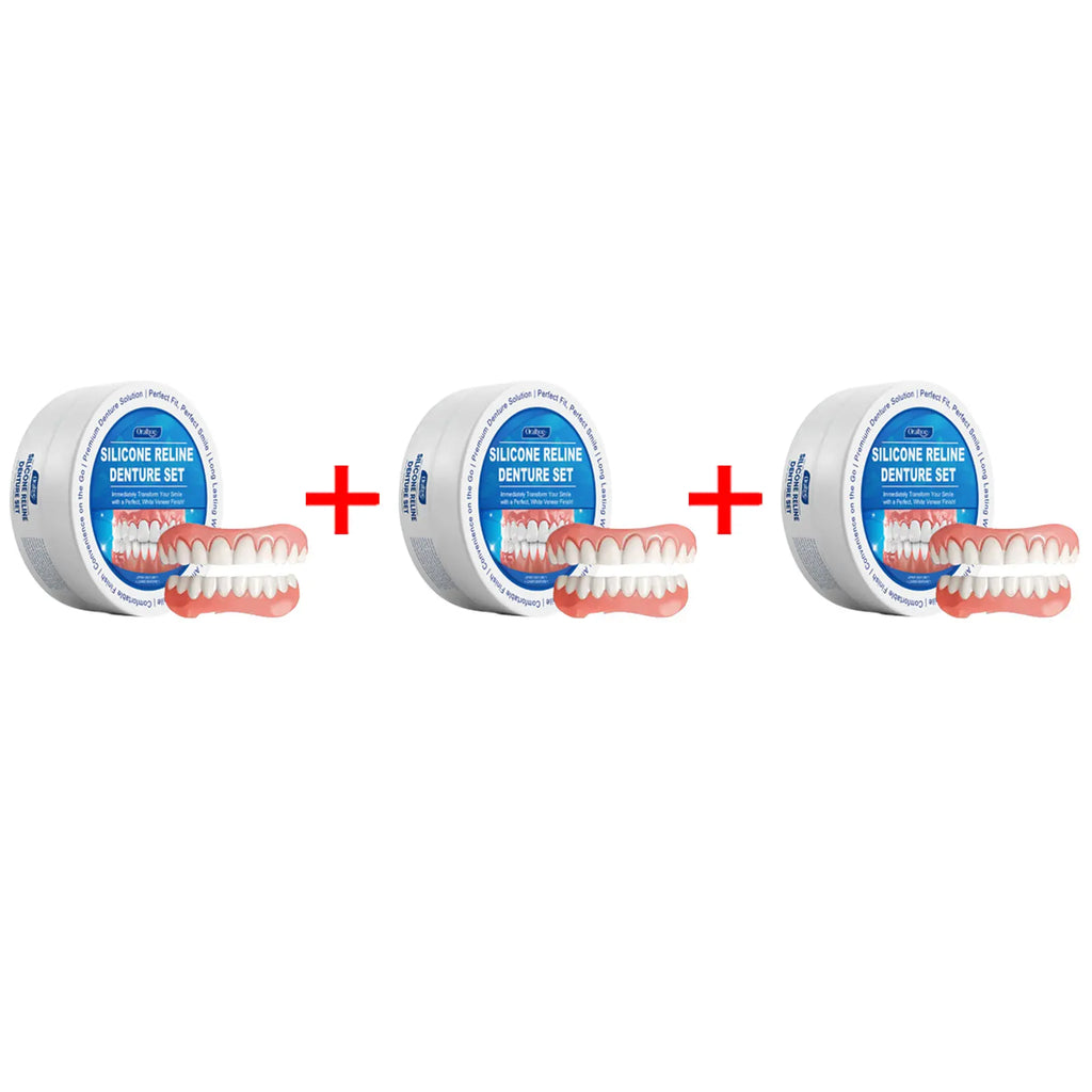 Temporary Silicone Denture Reline and Repair Kit