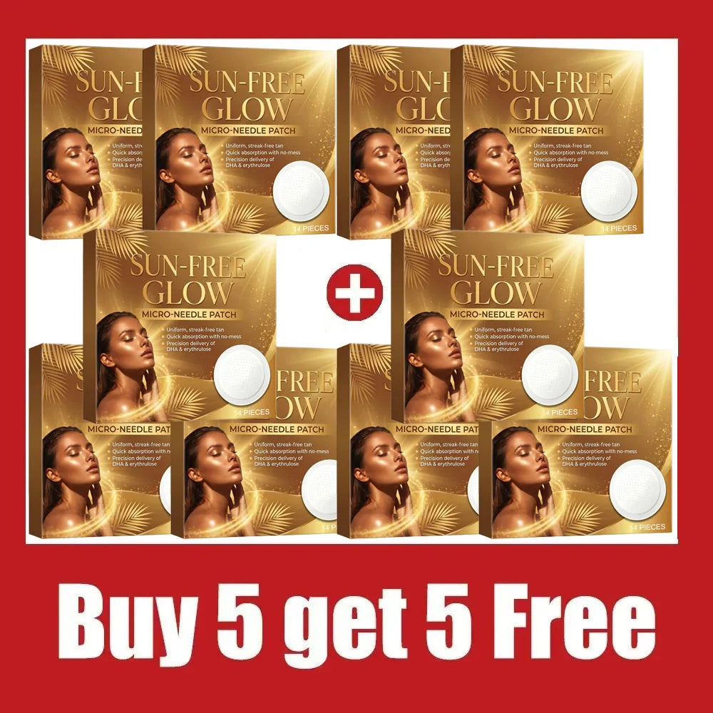 7-Day Sunless Tanning Micro-Needle Patches for Streak-Free Glow