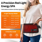 Red and Infrared Light Therapy Belt for Body Pain Relief