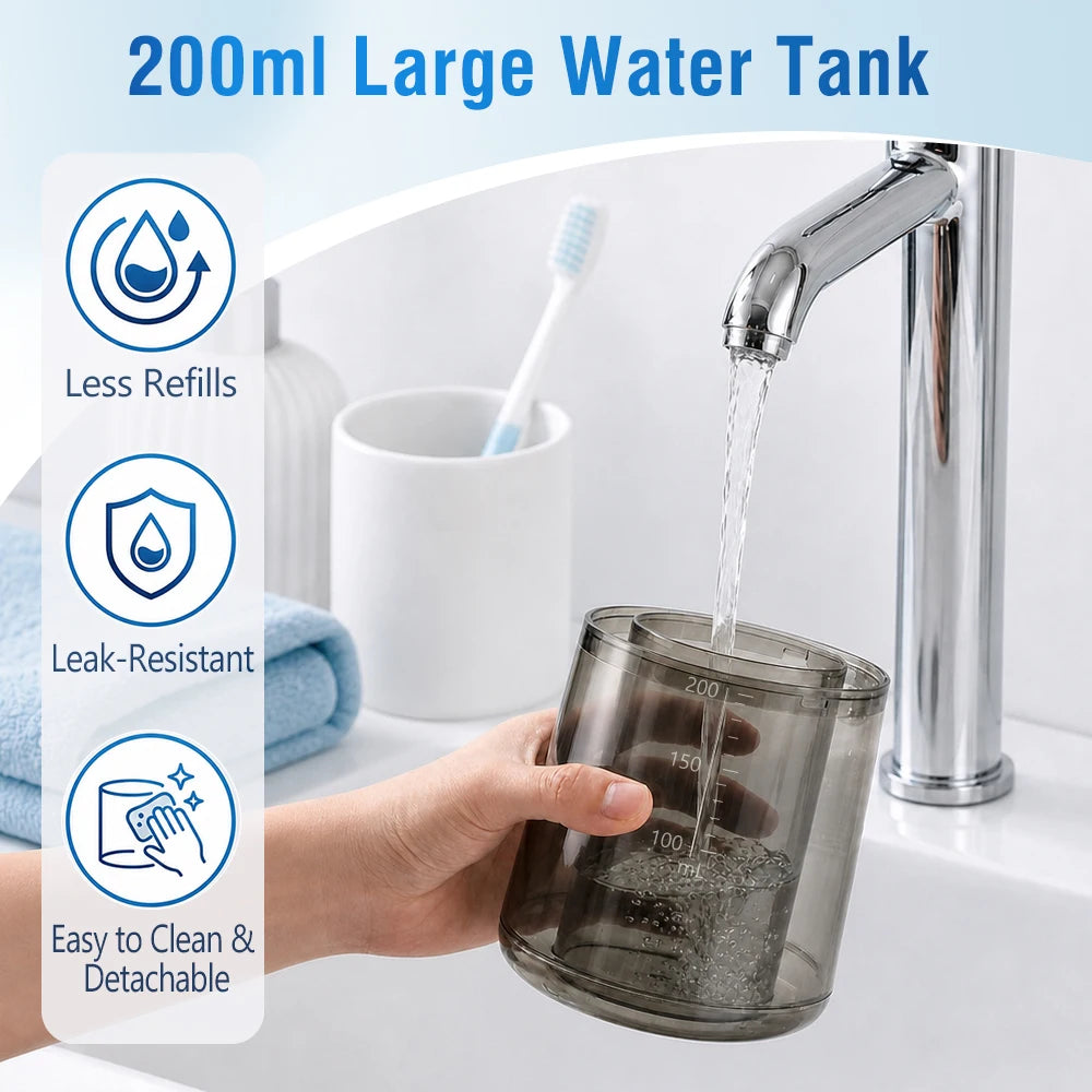 Electric Ear Wax Removal Irrigator with Dual Tank System