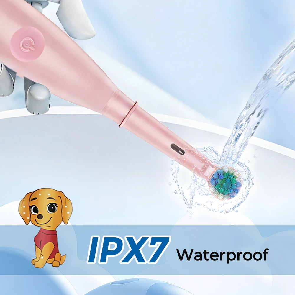 Rechargeable Rotating Electric Toothbrush for Kids