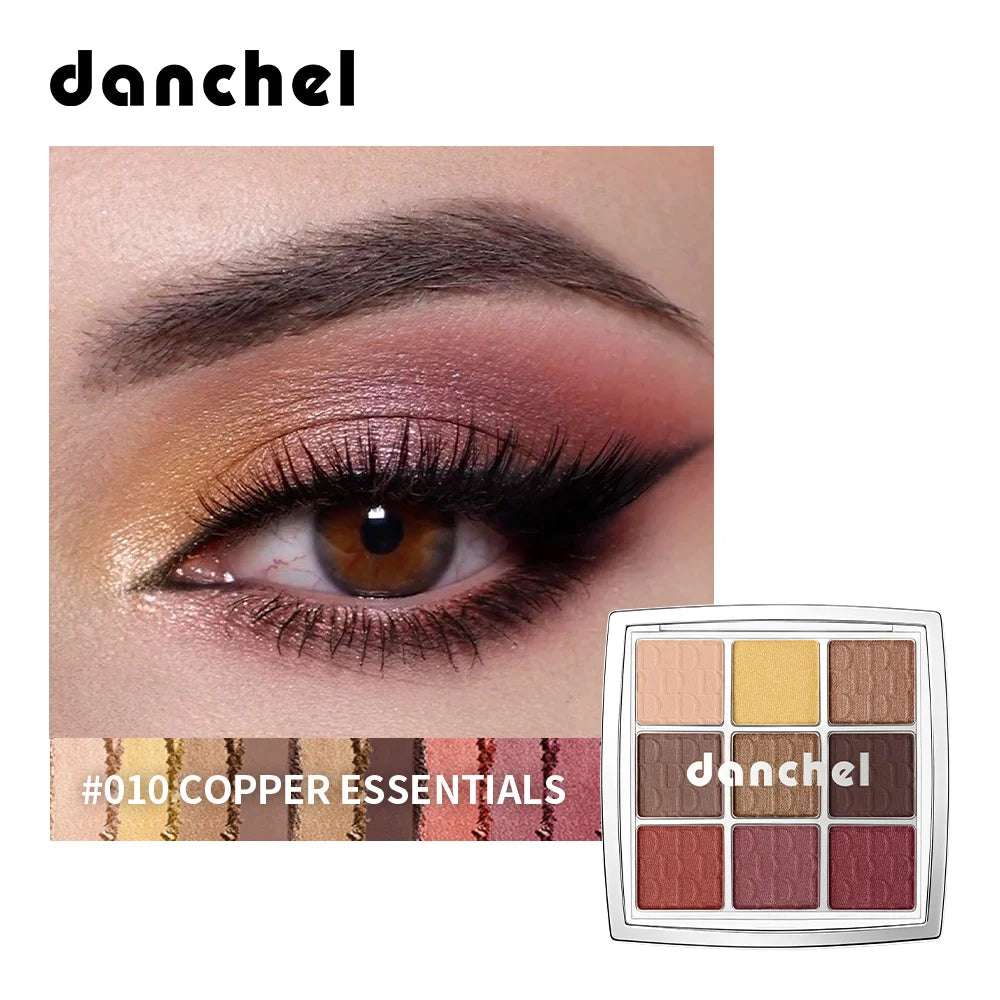 9-Color Professional Matte and Shimmer Eyeshadow Palette - 22