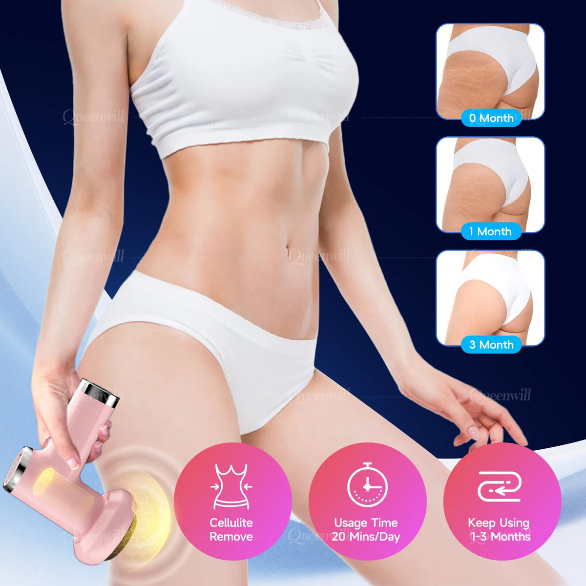 Portable Electric Body Sculpting and Muscle Massager