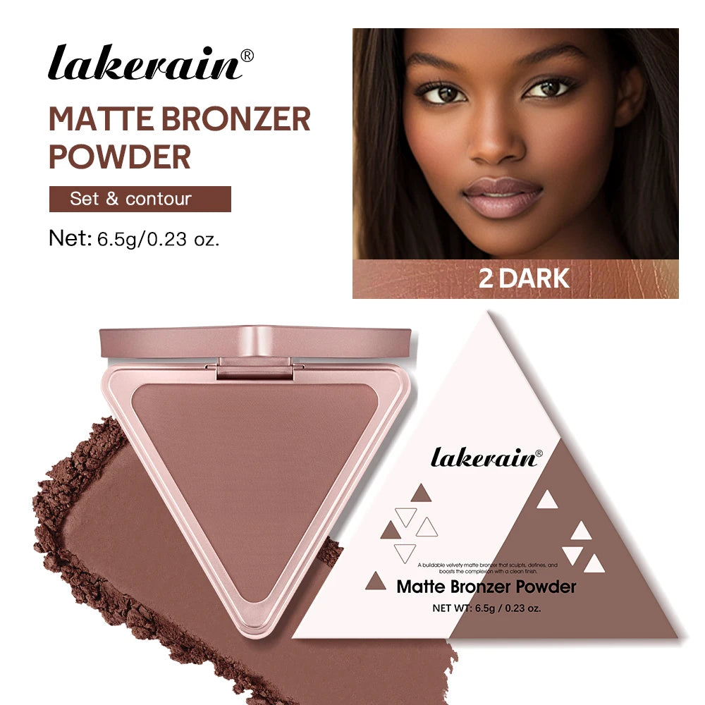 Long-Lasting Matte Bronzer Contour Powder for Face Sculpting - 29