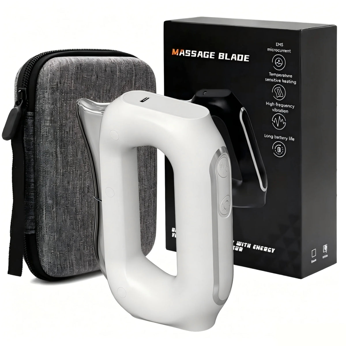 Electric EMS Microcurrent Body Massage Blade for Muscle Relaxation