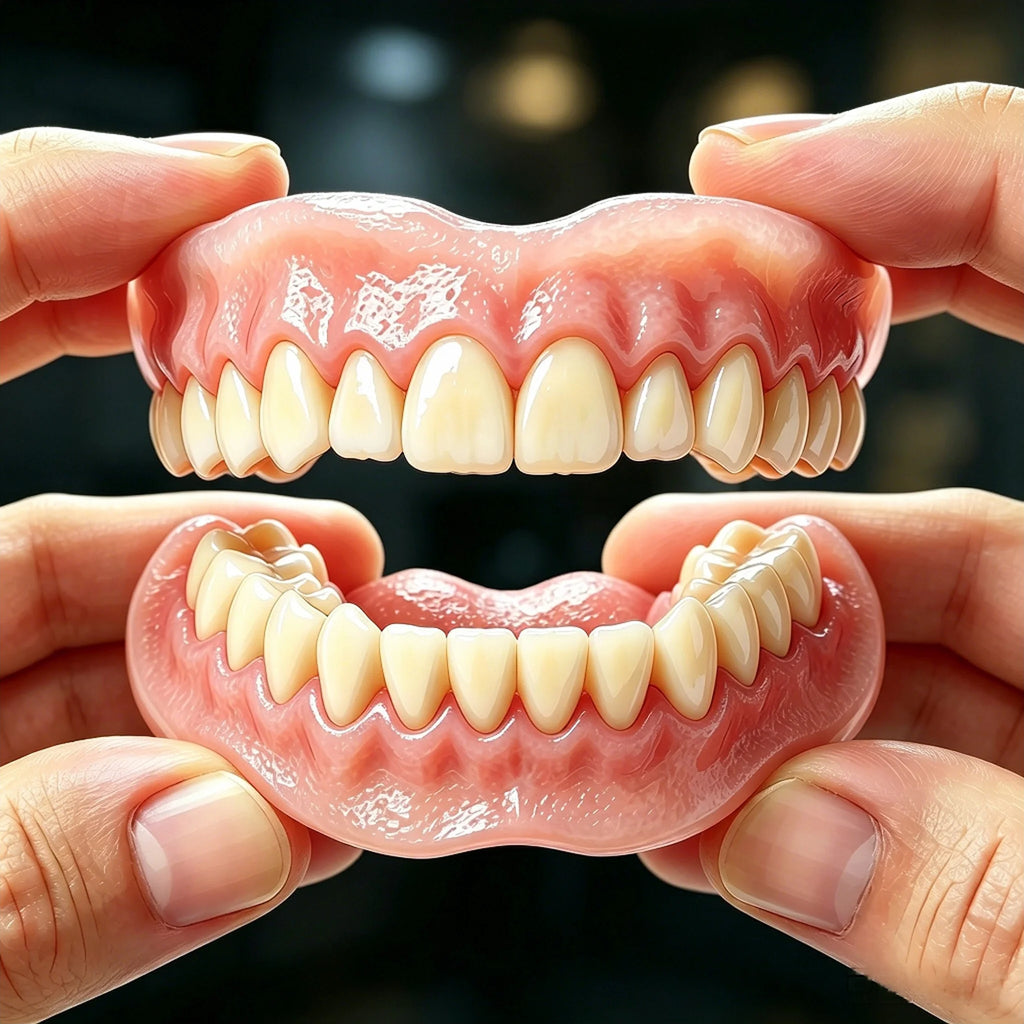 Natural Silicone Cosmetic Dentures for Instant Smile Restoration