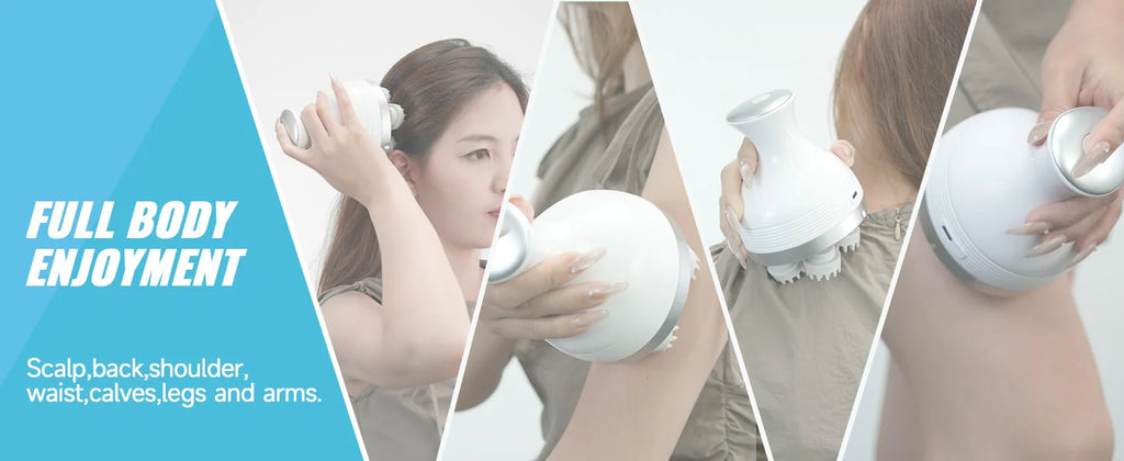 Wireless Electric Scalp and Body Massager