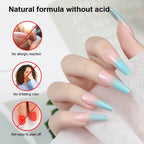 Nail Prep Dehydrator and Primer Set for Professional Manicure