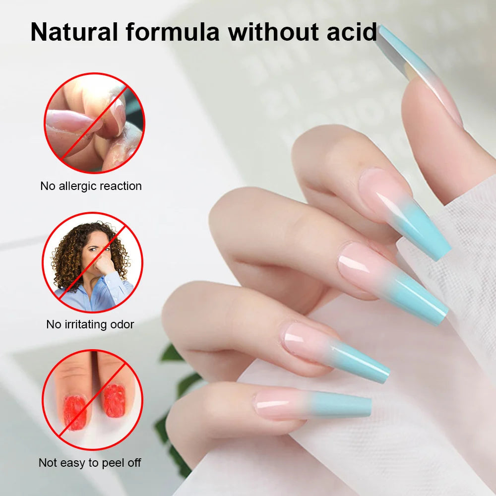 Nail Prep Dehydrator and Primer Set for Professional Manicure
