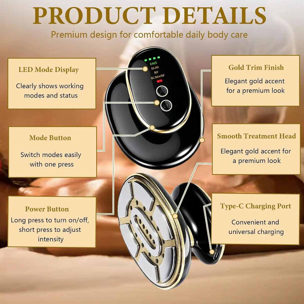 4-in-1 Cellulite Removal and Body Sculpting Massager
