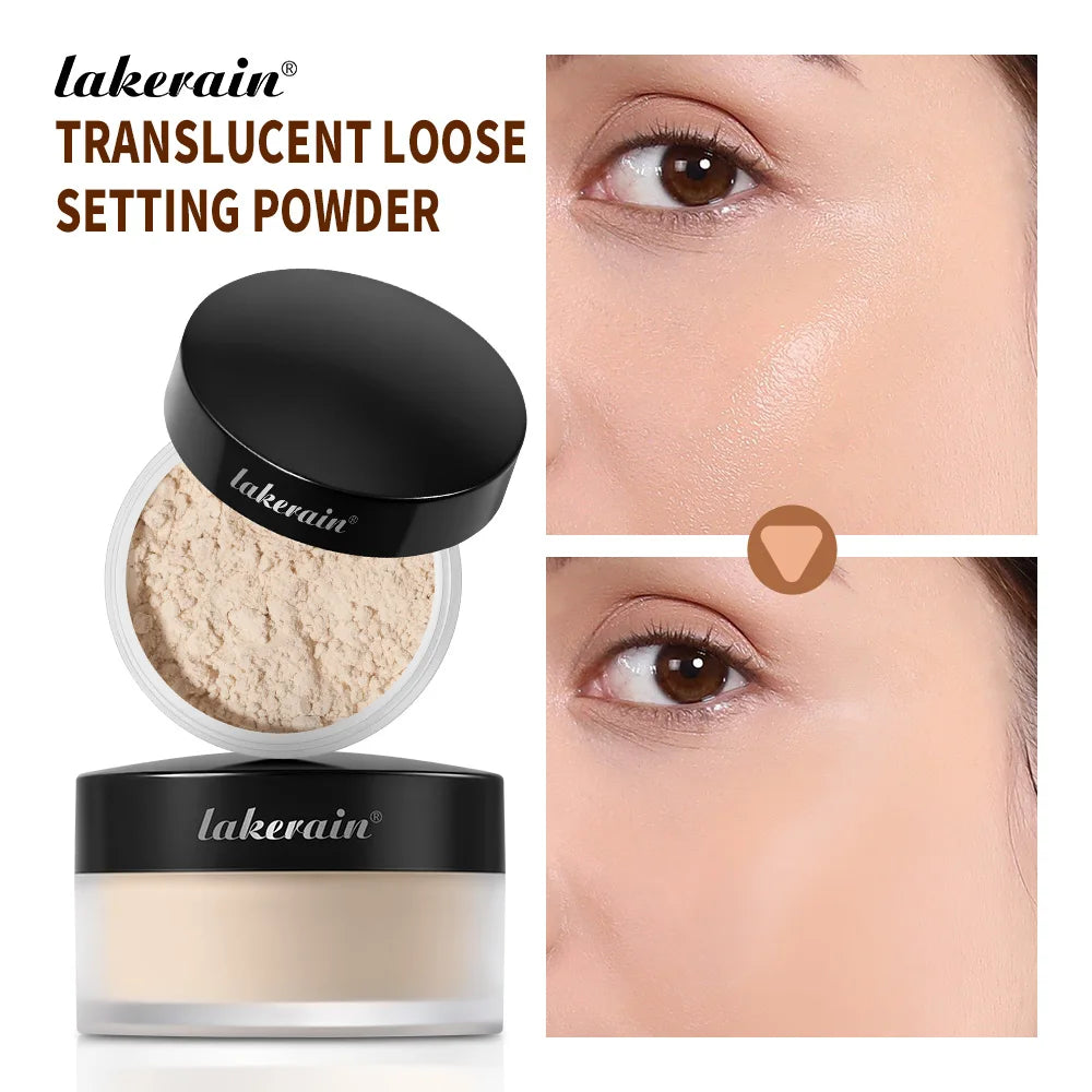 Translucent Loose Setting Powder for Matte Makeup Finish