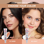 Color Correcting CC Cream and Sunscreen Blush Stick Makeup Set