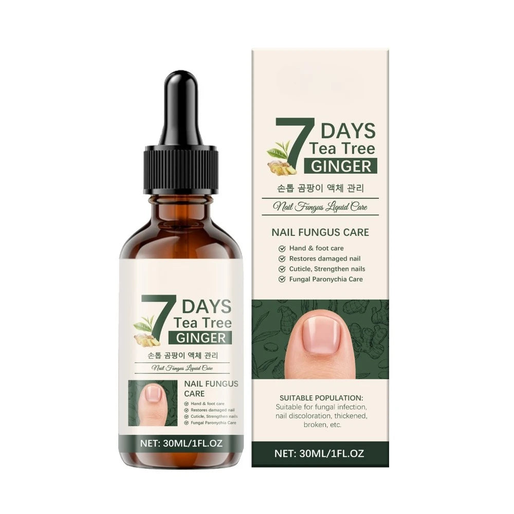 7-Day Tea Tree & Ginger Nail Repair & Fungal Care Solution