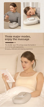Rechargeable Hand and Wrist Massager with Heat and Air Compression