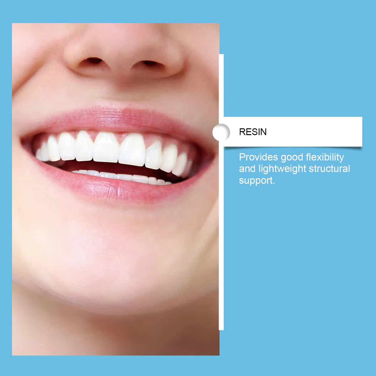 Temporary Silicone Snap-On Veneer Dentures Set
