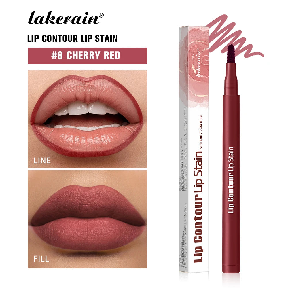 2-in-1 Dual-Sided Lip Contour Stain and Liner Pen