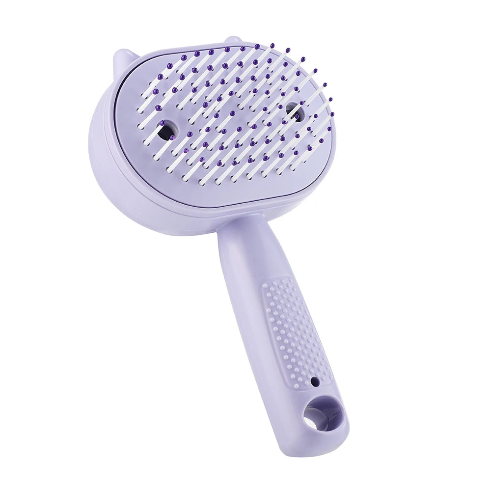 Electric Mist Spray Scalp Massaging Hair Brush