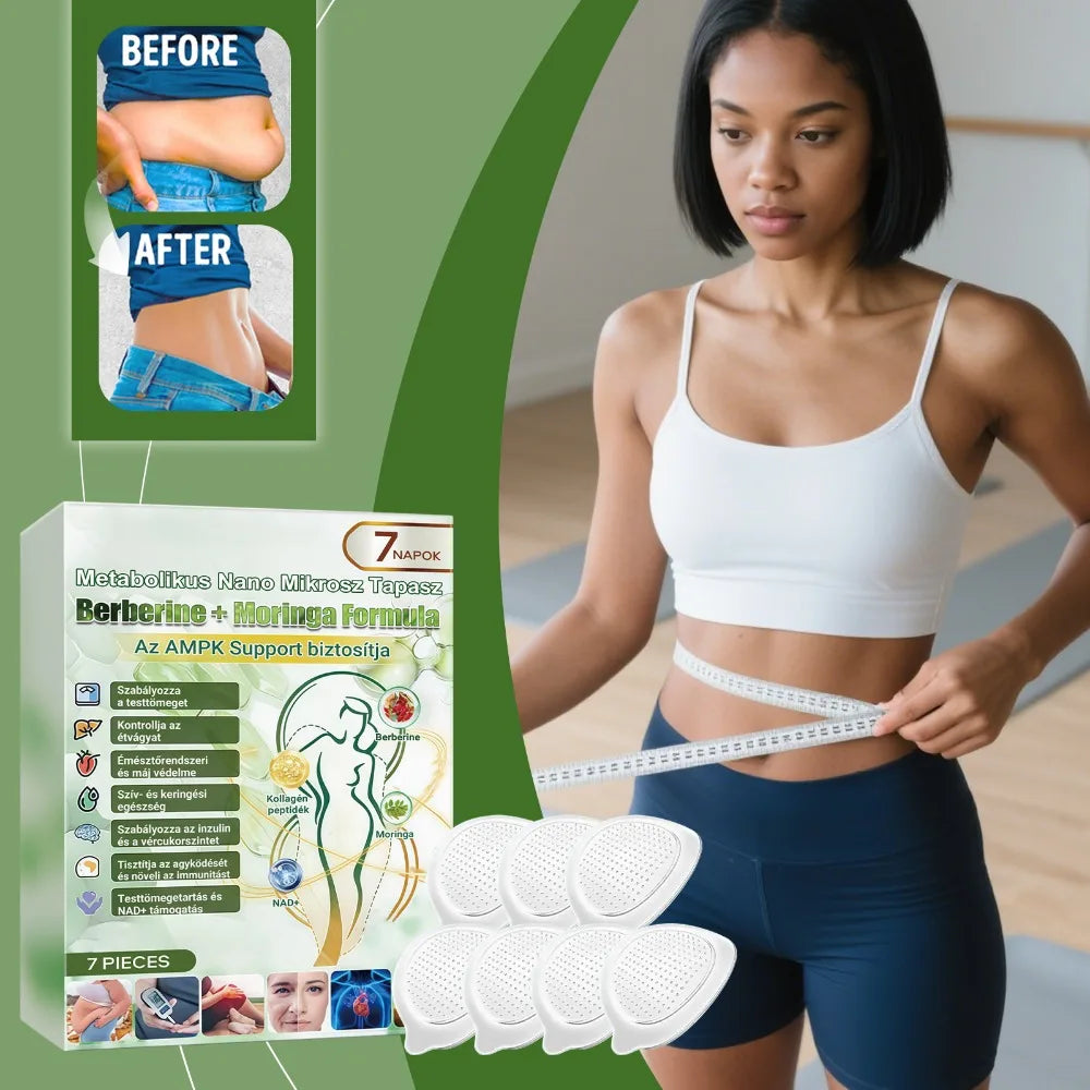 Berberine and Moringa Nano Transdermal Weight Management Patches