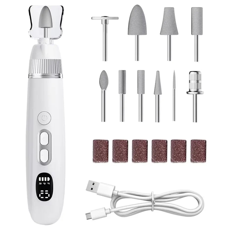 Professional Electric Manicure and Pedicure Nail Drill Set