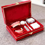 Realistic Cosmetic Denture Set with Cleaning Kit