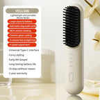 Fast-Heating Ionic Hair Straightening Brush for Frizz-Free Styling