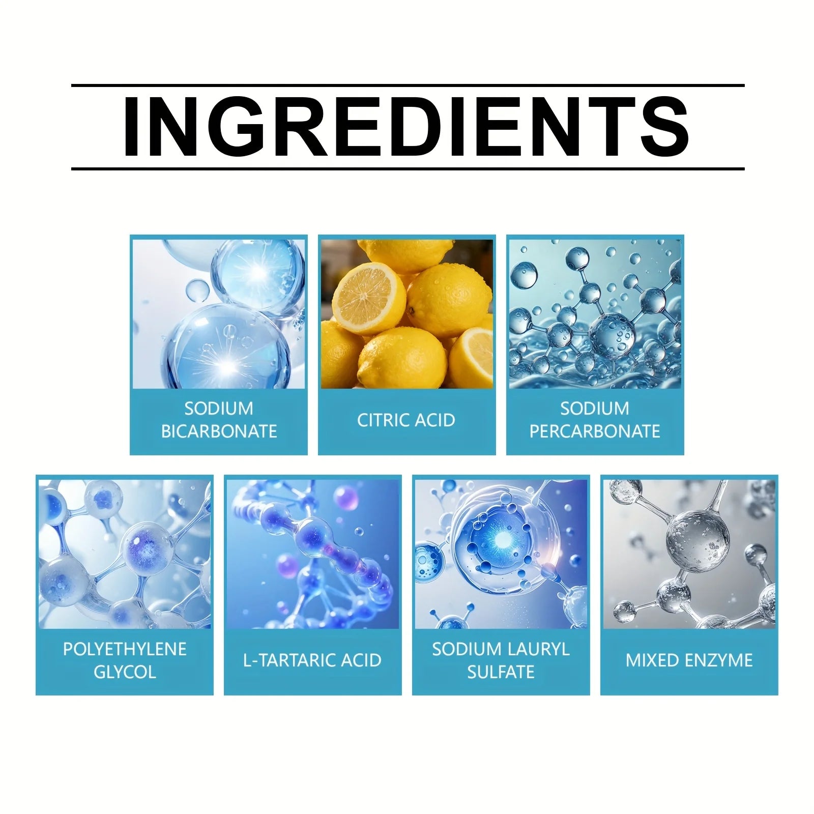 Effervescent Denture Cleaning Tablets - 12 Piece Deep Clean Kit - 4