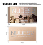 6-Color Matte Eyeshadow Palette for Natural and Smokey Eye Looks