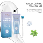 Tongue Cleaning Gel and Scraper Brush Kit for Fresh Breath
