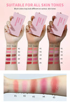 2-in-1 Cream and Powder Blush Palette for Long-Lasting Makeup