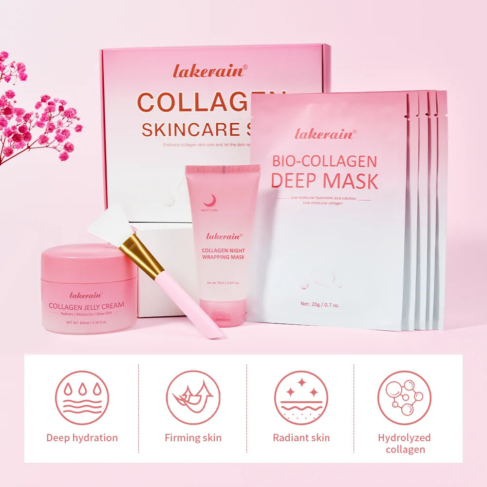 Collagen Skincare Set for Deep Nourishment and Radiant Repair