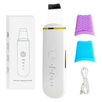 Ultrasonic Facial Skin Scrubber and Pore Cleaner Spatula
