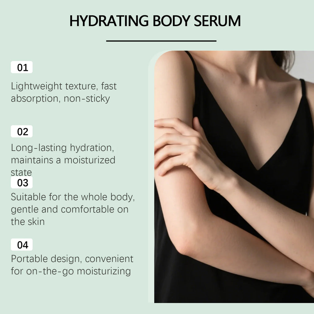 Hyaluronic Acid Hydrating Body Serum for Dry and Rough Skin