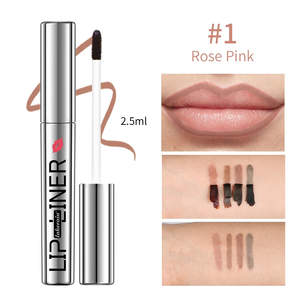 Peel-Off Tattoo Lip Liner for Long-Lasting Waterproof Color