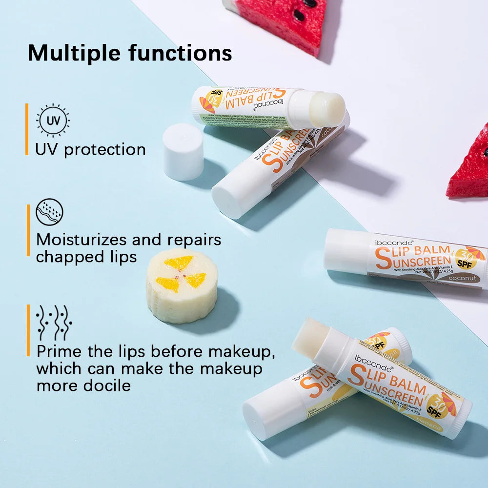 SPF 30 Moisturizing Sunscreen Lip Balm for UV Protection