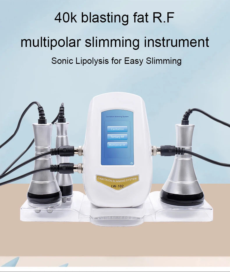 40K Ultrasonic Cavitation and RF Body Slimming Massager