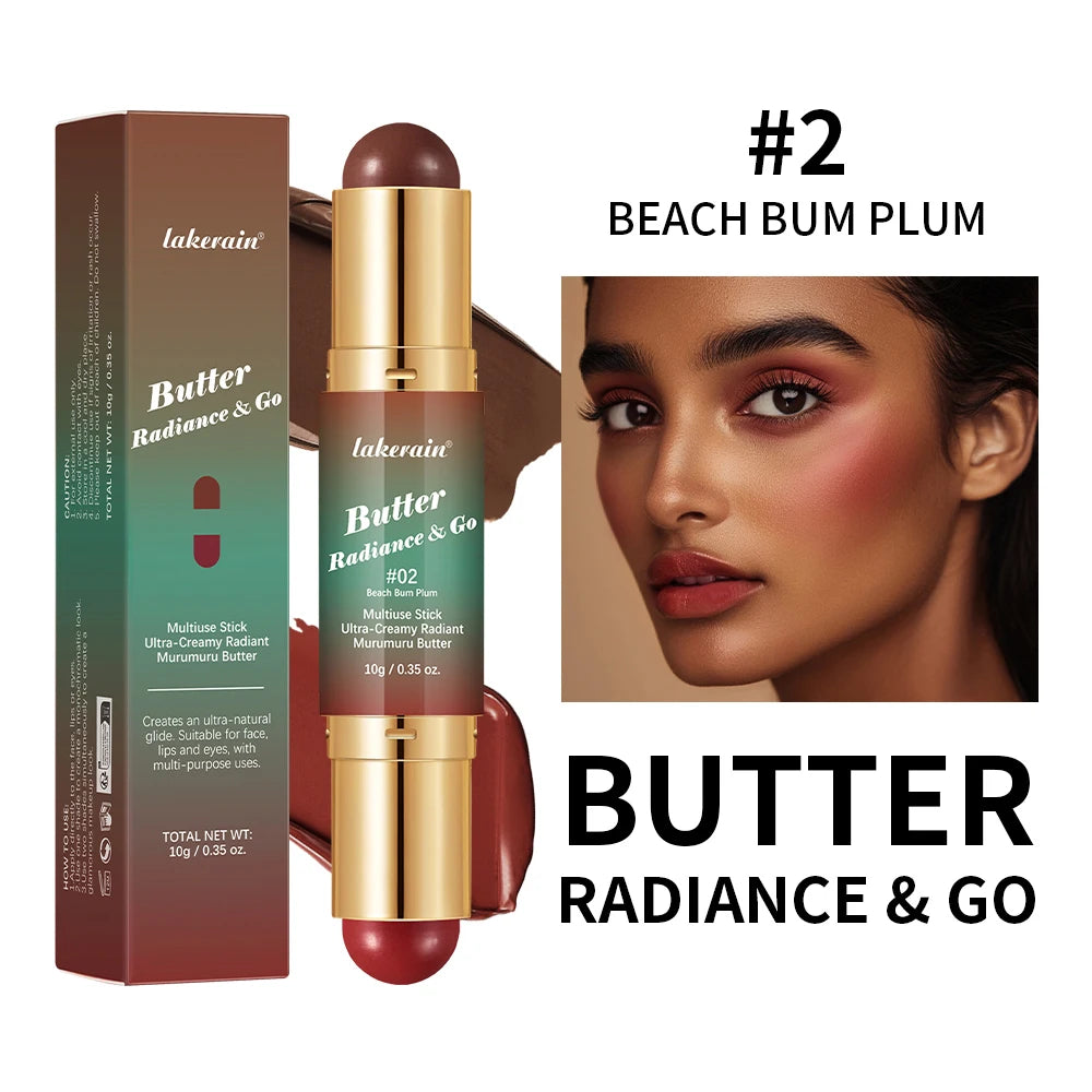 Dual-Ended Cream Blush and Bronzer Makeup Stick