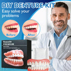 Instant Cosmetic Dentures for Upper and Lower Teeth