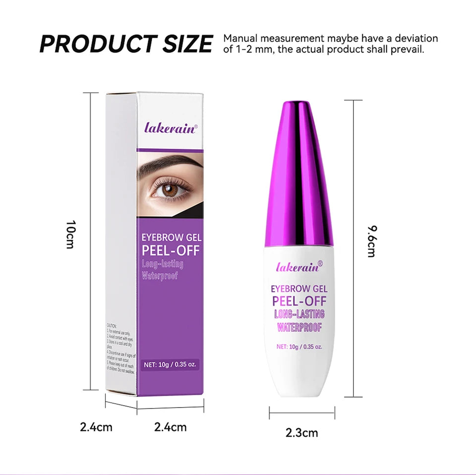 Waterproof Peel-Off Eyebrow Tint Gel - 15