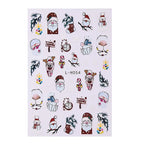 3D Christmas Cartoon Nail Art Sticker Decals