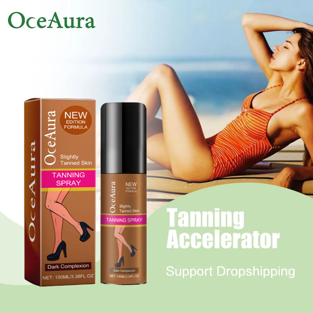 Sunless Self-Tanning Body Spray for Natural Glowing Skin