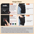 Red Light Therapy Heating Hip & Thigh Support Brace