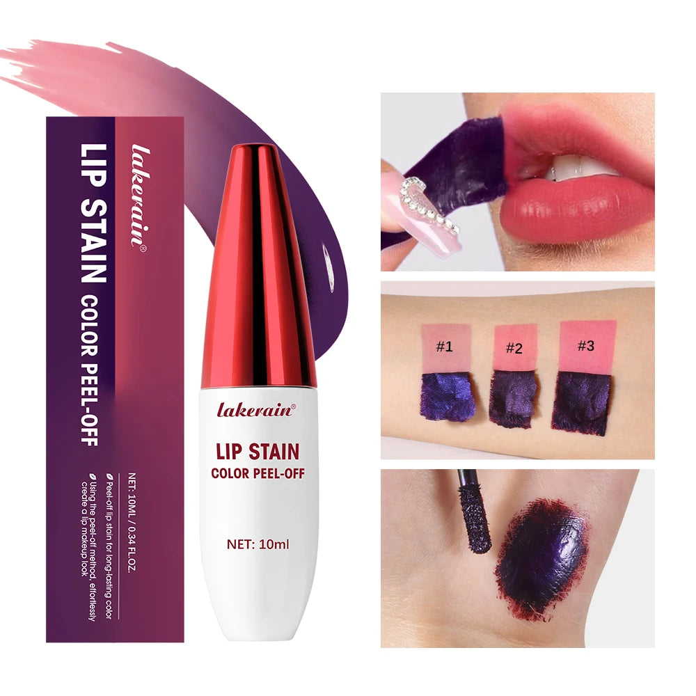 Waterproof Peel-Off Lip Stain Matte Tint