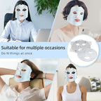 LED Red Light Therapy Face Mask with Cooling Gel Pack