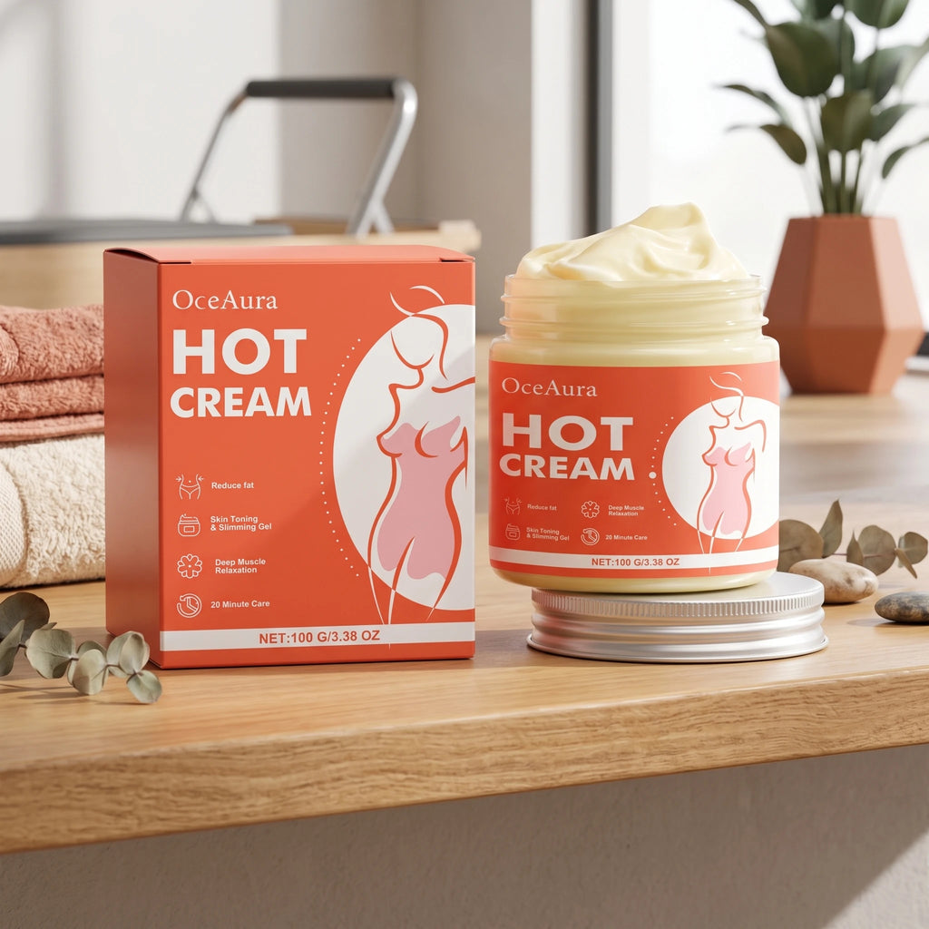 Anti-Cellulite Thermal Massage Cream for Body Slimming and Toning