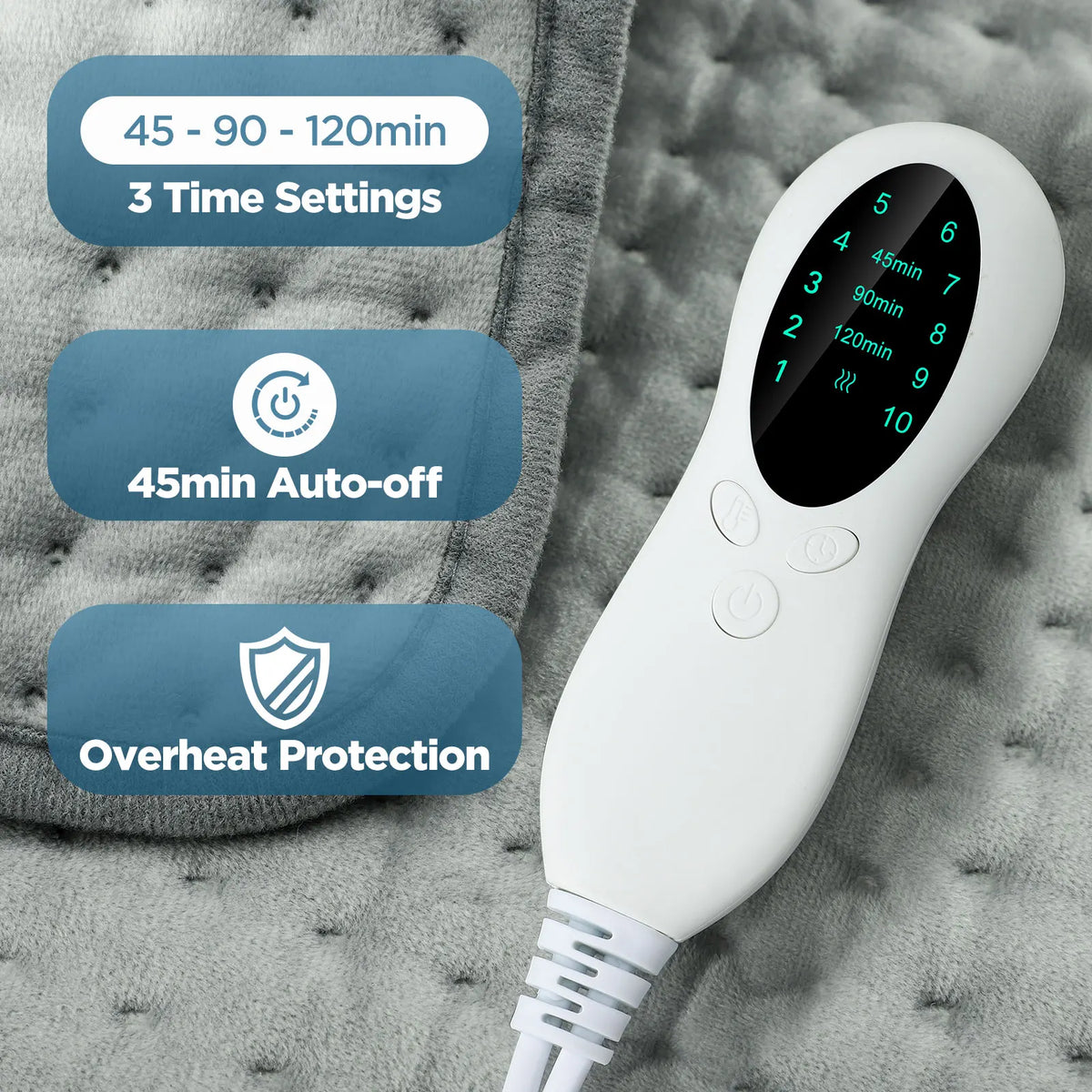 Electric Heating Pad for Back and Full Body Relief