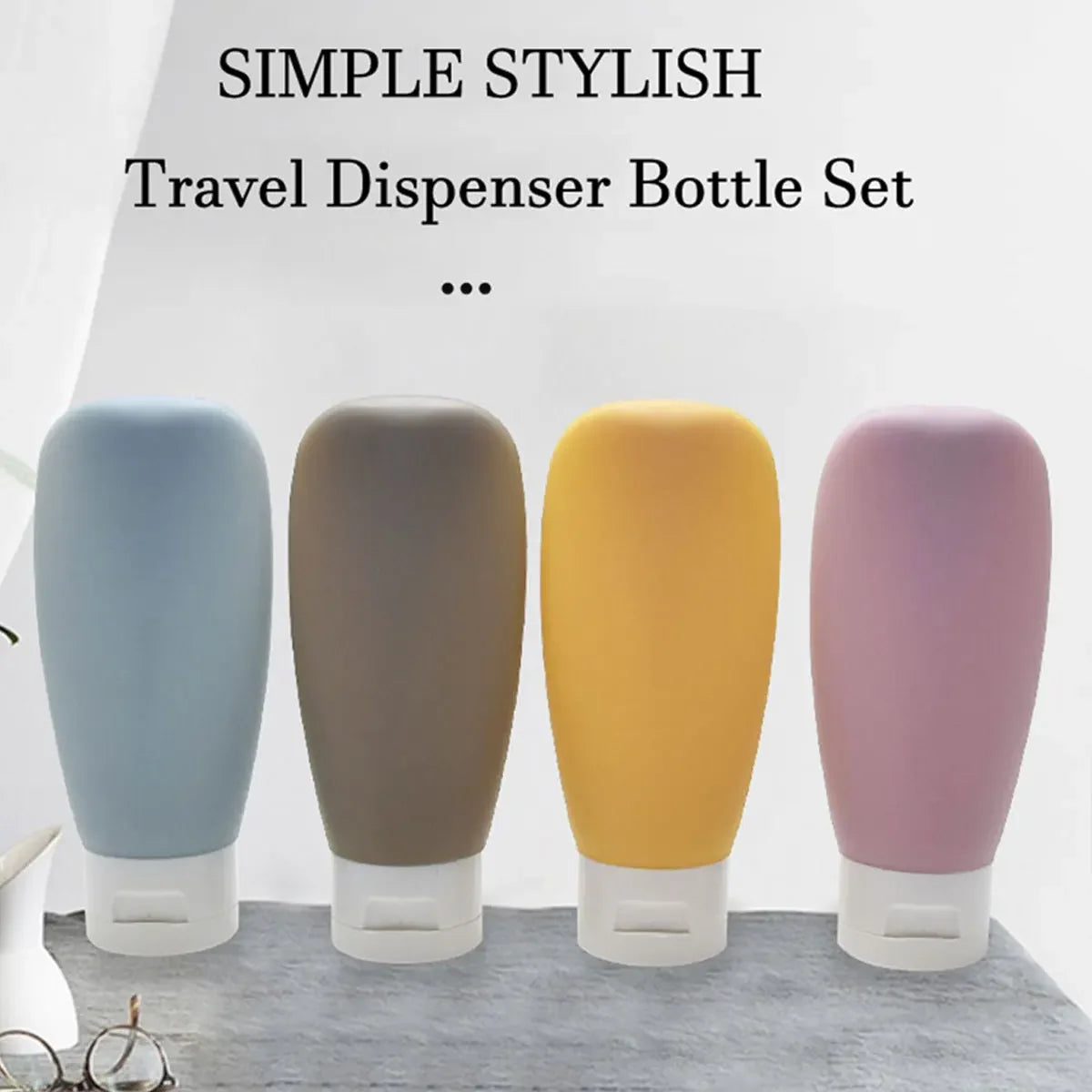 Leak-Proof Silicone Travel Bottles for Toiletries - 8